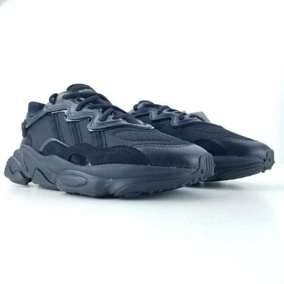 Adidas Originals Ozweego Shoes Triple Black Men’s Sneakers FX6028 Sizes 8, 8.5 - Picture 3 of 7
